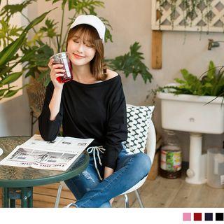 3/4 Sleeve Drop Shoulder T-shirt