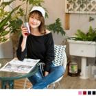 3/4 Sleeve Drop Shoulder T-shirt