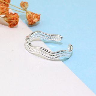 Geometry Open Ring Ring - Silver - One Size