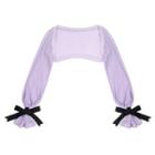 Bell-sleeve Ribbon Shrug