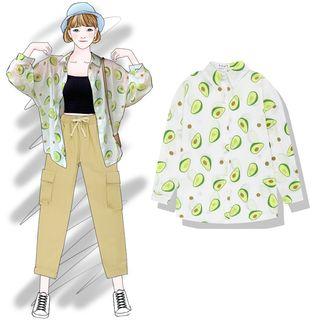 Avocado Pattern Shirt