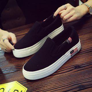 Platform Printed Loafers