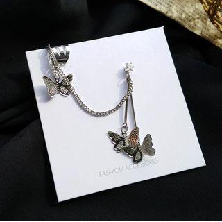 Butterfly Sterling Silver Ear Cuff