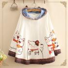 Fortune Cat Hooded Cape