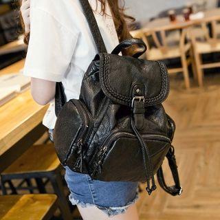 Woven Mini Backpack