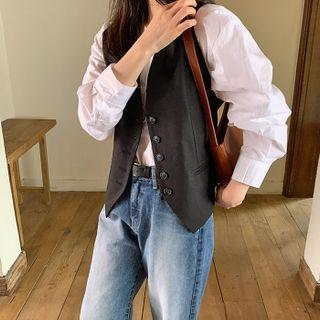 Button-up Formal Waistcoat