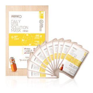 Repiel - Daily Vita Solution Mask Set 10pcs