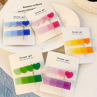 Set Of 2: Gradient Hair Clip