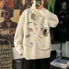 Astronaut Print Sweater