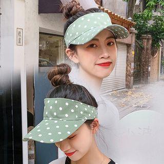 Polka Dot Visor Hat