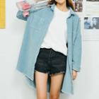 Corduroy Fray Blouse