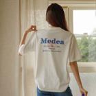 Medea Printed Cotton T-shirt