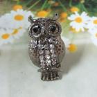 Owl Ring Silver - One Size