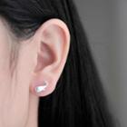 Whale Sterling Silver Earring 1 Pair - Silver - One Size