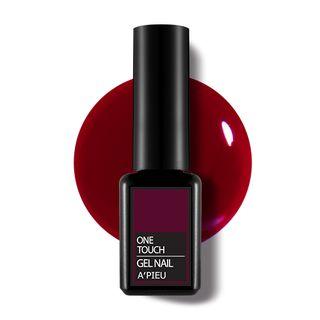 Apieu - One-touch Gel Nail (#rd02 Burgundy Kiss)