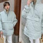 Quilted Pastel Anorak Pullover