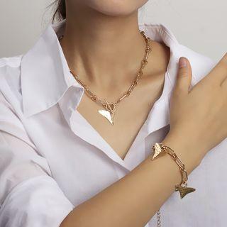 Alloy Geometric Bracelet / Necklace / Set