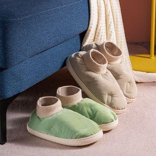 Padded Fleece-lined Slippers