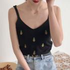 Pineapple Knit  Camisole Top
