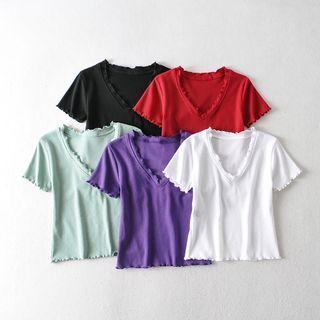 Lettuce Edge Short-sleeve Top