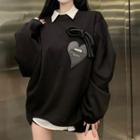 Shirt / Bow Sweatshirt