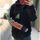 Corduroy Color Block Jacket