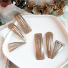 Matt Metal Hair Clip (various Designs)