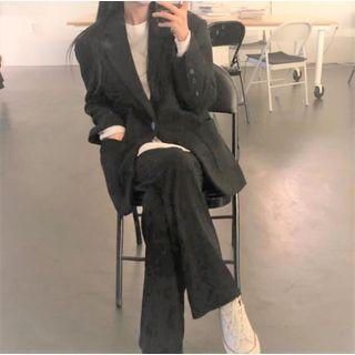 Plain Blazer / Mini Skirt / Pants