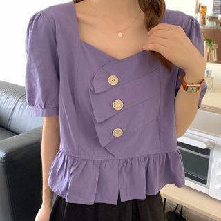 Plain Square Neck Top