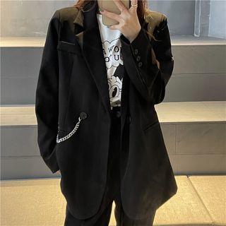Chain Long-sleeve Blazer