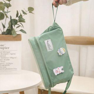 Plain Makeup Bag / Brooch / Set