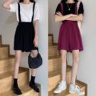 Suspender Straight Leg Jumper Shorts