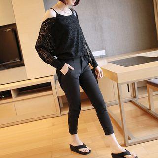 Lace Batwing Top