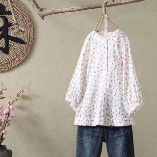 Floral Print Blouse / Plain Blouse