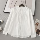 Stitch Collared Shirt White - One Size
