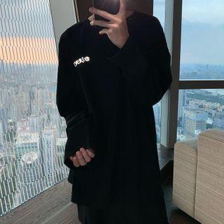 Reflective Lettering Long-sleeve T-shirt