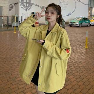 Zip-up Shirt Jacket