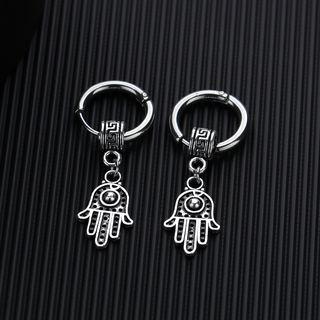 Drop Huggie Earring No. 495 - One Size