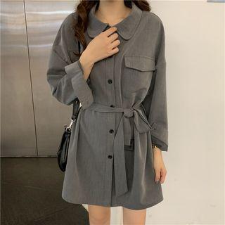 Belted Shirt Jacket