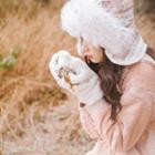 Deer Embroidery Gloves