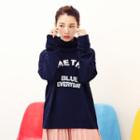 High Neck Lettering Sweater