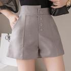 Asymmetric Dress Shorts