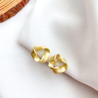 Twisted Triangle Alloy Earring