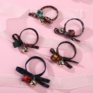 Acrylic Cube Smiley Hair Tie