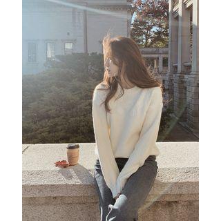 Flower-patterned Sweater