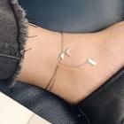 Moon Anklet Jl015 - Silver - One Size