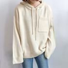 Wide-sleeve Hooded Sweater