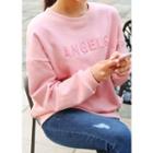 Angels Embroidered Sweatshirt