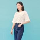 Stand By Me Letter Print T-shirt