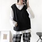 Long-sleeve Plain T-shirt / Vest